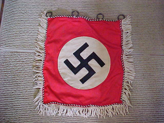 EARLY SS TRUMPET BANNER NSDAP