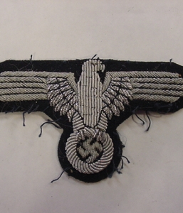 SS OFFICER UNIFORM REMOVED SLEEVE EAGLE INSIGNIA
