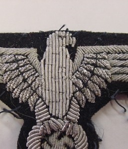 SS OFFICER UNIFORM REMOVED SLEEVE EAGLE INSIGNIA