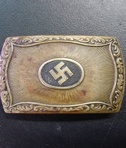 VERY EARLY NSDAP SA SS BELT BUCKLE