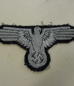 SS OFFICER UNIFORM REMOVED SLEEVE EAGLE INSIGNIA