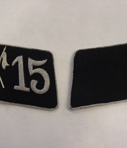 SS CAVALRY UNIT OFFICER COLLAR INSIGNIA