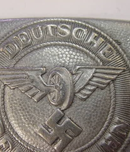 RAILWAY POLICE PROTECTION FORCE ENLISTED BELT BUCKLE REICHSBAHN