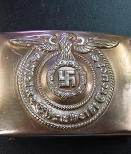SS ENLISTED MAN EARLY BELT BUCKLE