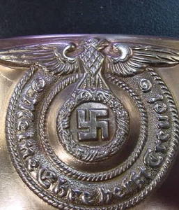 SS ENLISTED MAN EARLY BELT BUCKLE