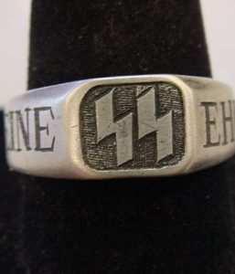 SS OFFICER RUNIC HONOR RING