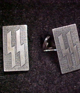SS OFFICER SILVER CUFF LINKS
