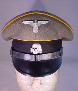WAFFEN SS ENLISTED VISOR HAT CAVALRY