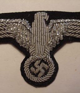 WAFFEN SS OFFICER SLEEVE EAGLE